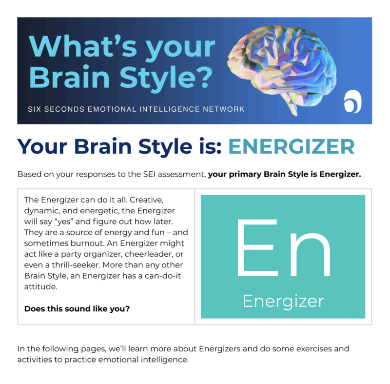 Brain Style eBook - Energizer