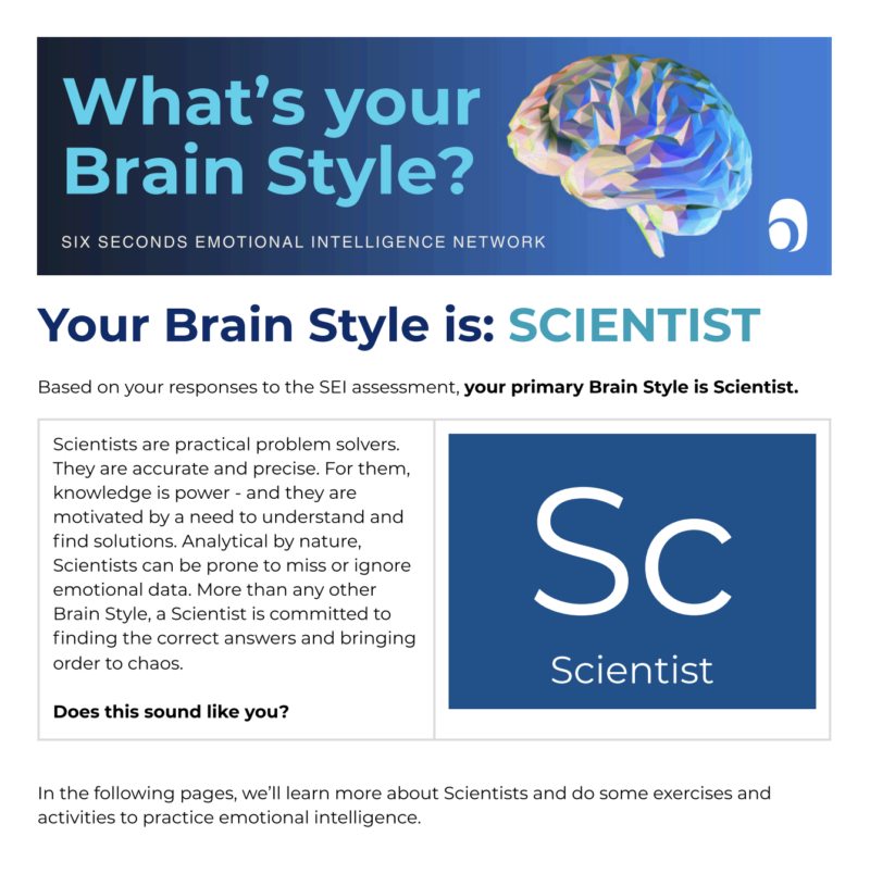 Brain Style eBook - Scientist
