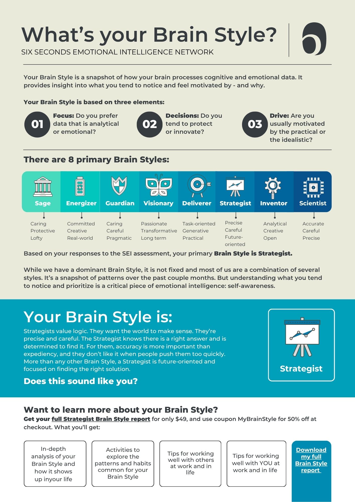 Brain Style eBook - Strategist